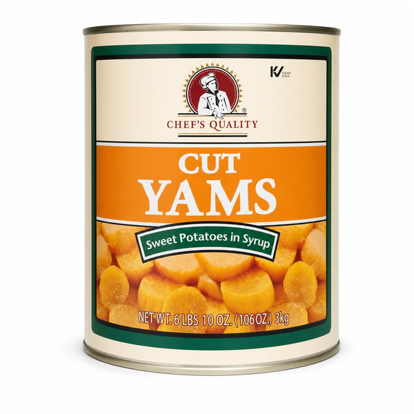 Chef's Quality Cut Yams in Syrup (6 lb 10 oz)