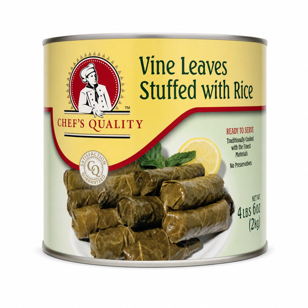 Chef's Quality Vine Leaves Stuffed with Rice