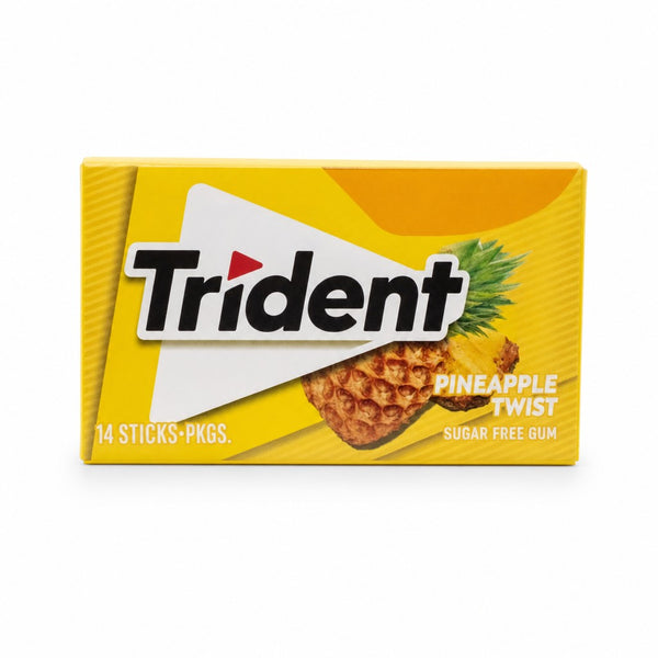 Trident Pineapple Twist Sugar Free Gum 14 Sticks