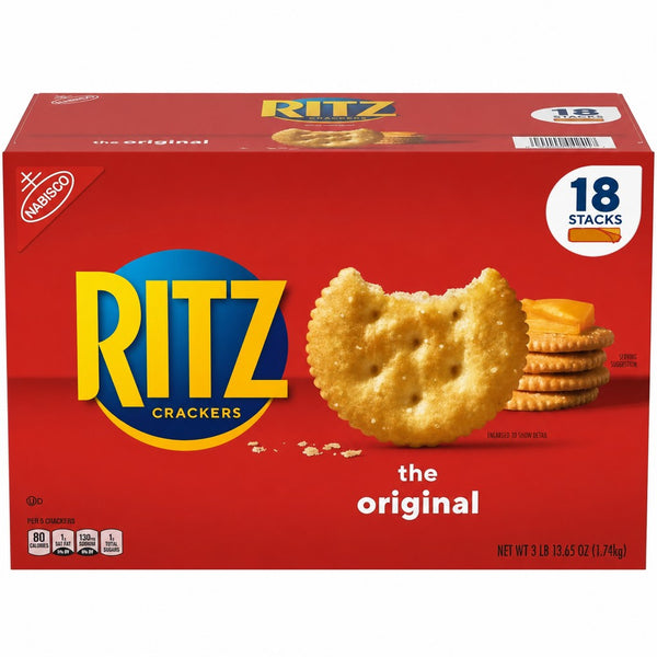 Nabisco Ritz Crackers 18 Stacks (61.65 oz (1.74 kg))