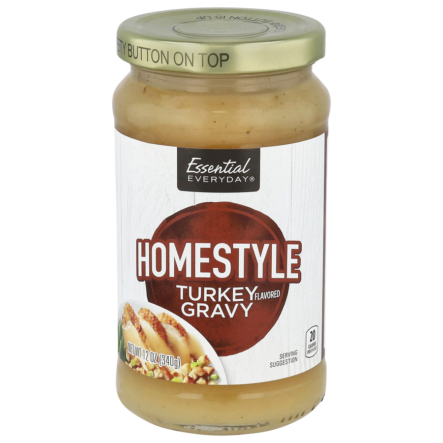 Essential Everyday Homestyle Turkey Gravy - Glass Jar (12 oz)