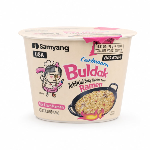 Samyang Buldak Carbonara Spicy Ramen Big Bowl 6.31 oz