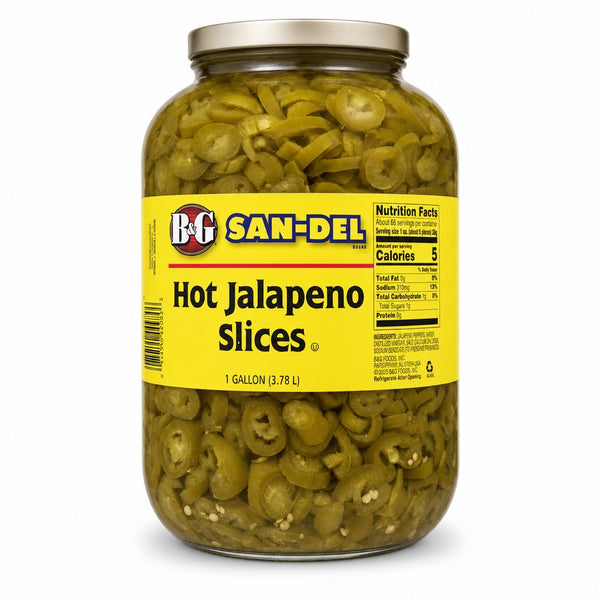 B&G San-Del Hot Jalapeno Slices (1 gal)