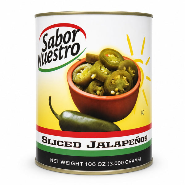Sabor Nuestro Sliced Jalapenos (106 oz)