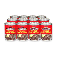 La Costeña Whole Beans (19.75 oz) - Black Beans - Case of 12