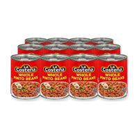 La Costeña Whole Beans (19.75 oz) - Pinto Beans - Case of 12