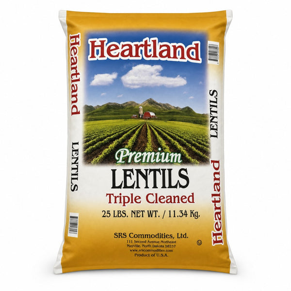 Heartland Premium Lentils Triple Cleaned (25 lb)