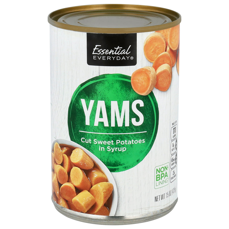 Essential Everyday Cut Yams (15 oz)
