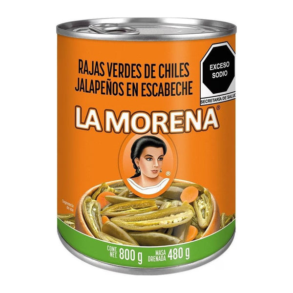 La Morena Jalapeño Rajas (27 oz)
