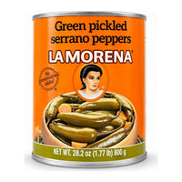 La Morena Pickled Serrano Peppers (28 oz)