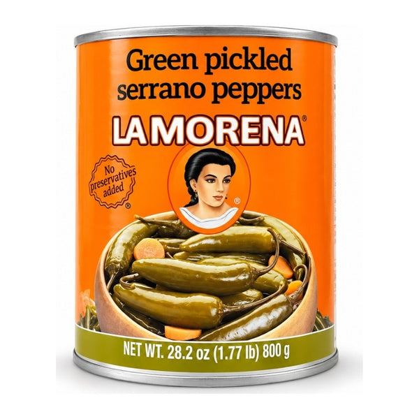 La Morena Pickled Serrano Peppers (28 oz)