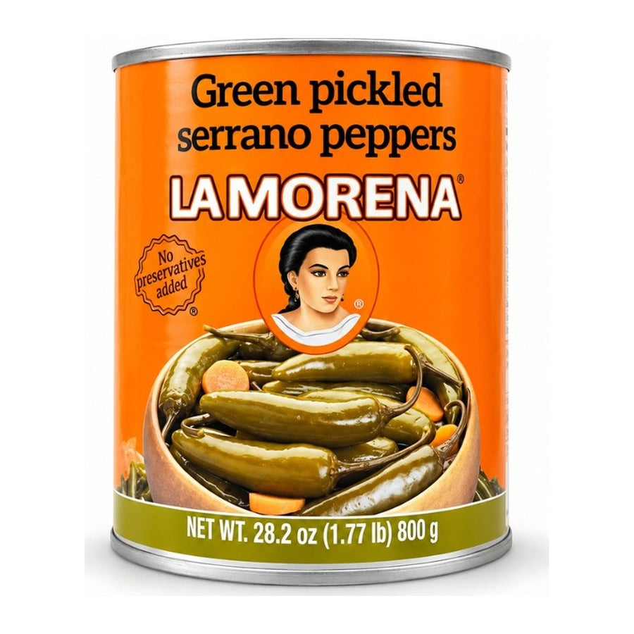 La Morena Pickled Serrano Peppers (28 oz)