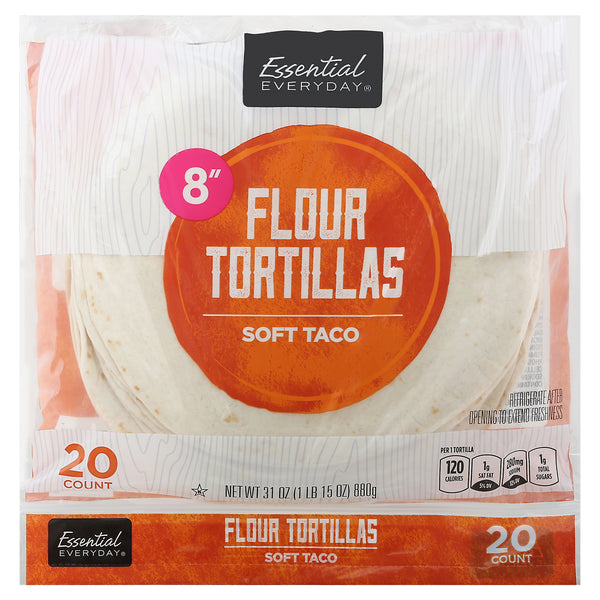 Essential Everyday Flour Tortillas 8 (20 ct)