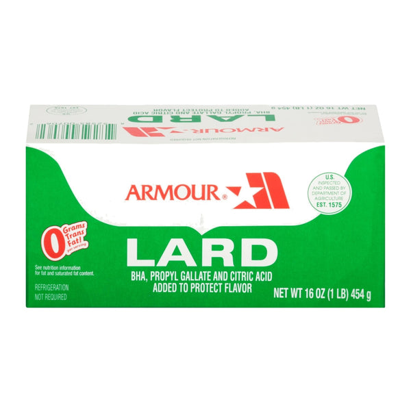 Armour Lard - Manteca (16 oz)