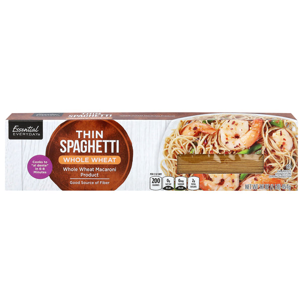 Essential Everyday Whole Wheat Thin Spaghetti (16 oz)