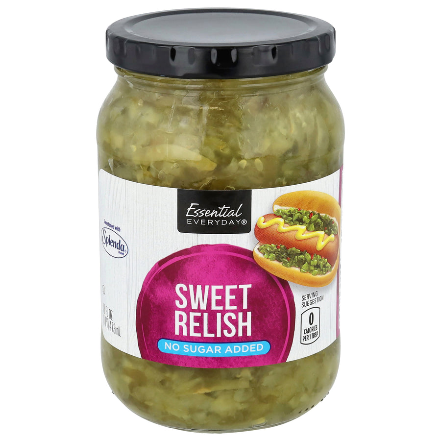 Essential Everyday No Sugar Added Sweet Pickle Relish (16 oz)