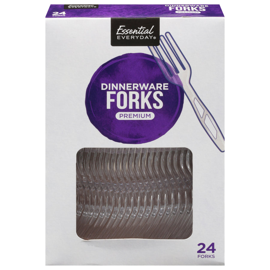 Essential Everyday Dinnerware Forks (24 ct)