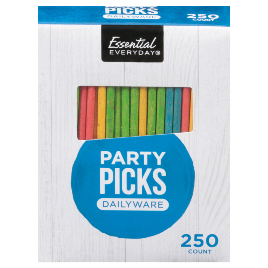 Essential Everyday Colored Toothpicks (Round) (250 ct)