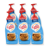 Coffee mate Liquid Creamer Pump Bottle (1.5 L) French Vanilla - Case of 6