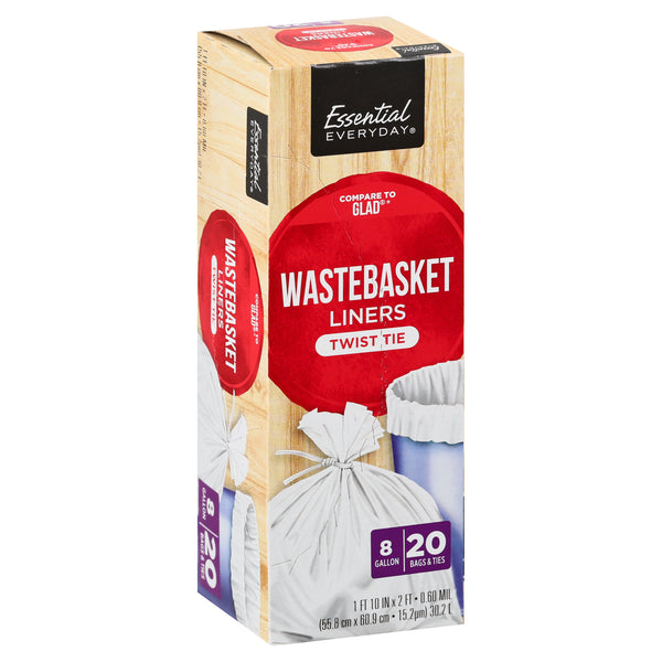 Essential Everyday Wastebasket Liner (20 CNT)