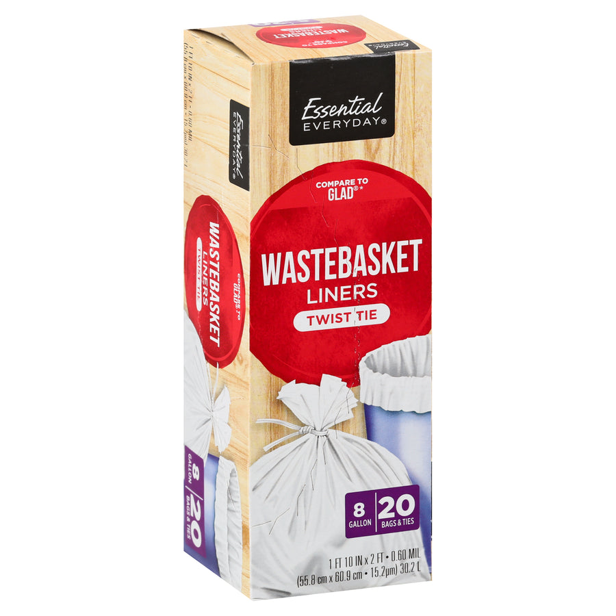Essential Everyday Wastebasket Liner (20 CNT)