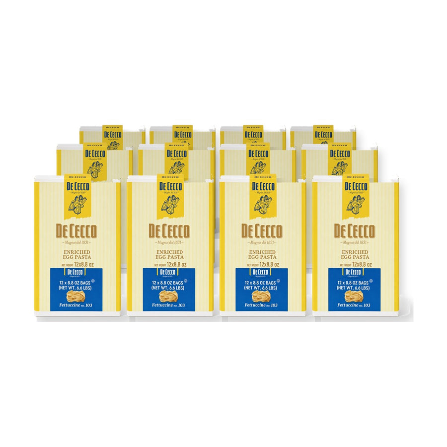 De Cecco Egg Pasta (8.8 oz) Fettuccine No. 103 - Case of 12
