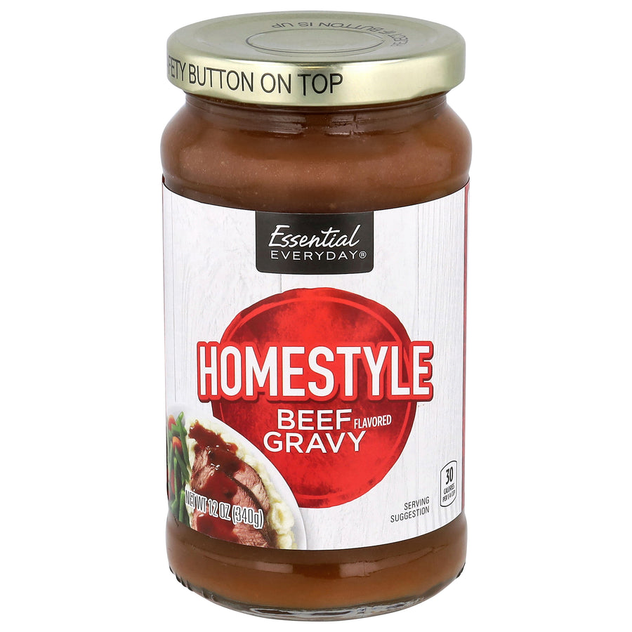 Essential Everyday Homestyle Beef Gravy - Glass Jar (12 oz)