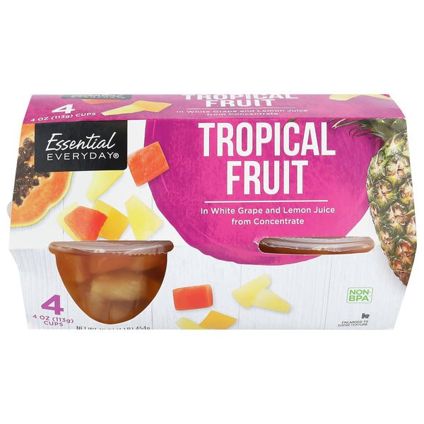 Essential Everyday Tropical Fruit Cups - 4 pk (16 oz)