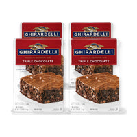 Ghirardelli Baking Mix Triple Chocolate Brownie, 7.5 lb - Case of 4