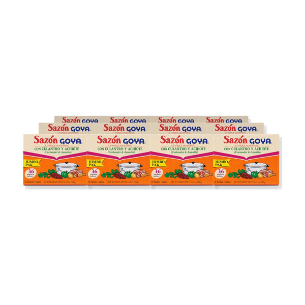 Goya Sazón con Culantro y Achiote Jumbo Pak 36 Packets 6.33 oz