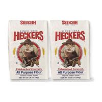 Hecker's Unbleached All-Purpose Flour 25 lb - Case of 2