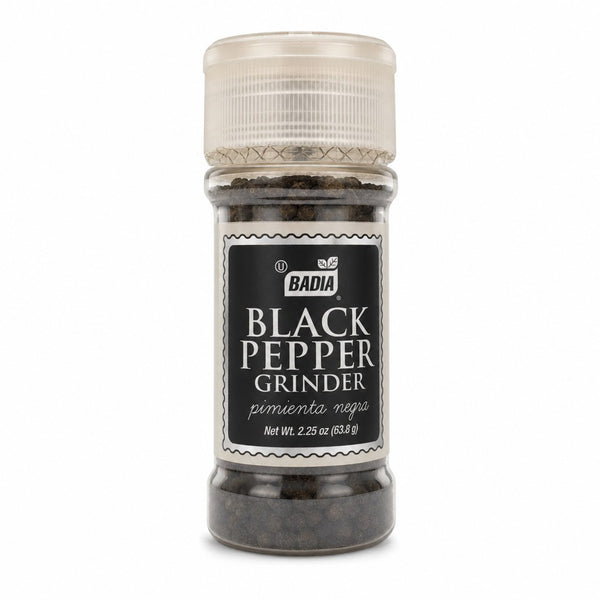 Badia Black Pepper Whole Grinder (2.25 oz)