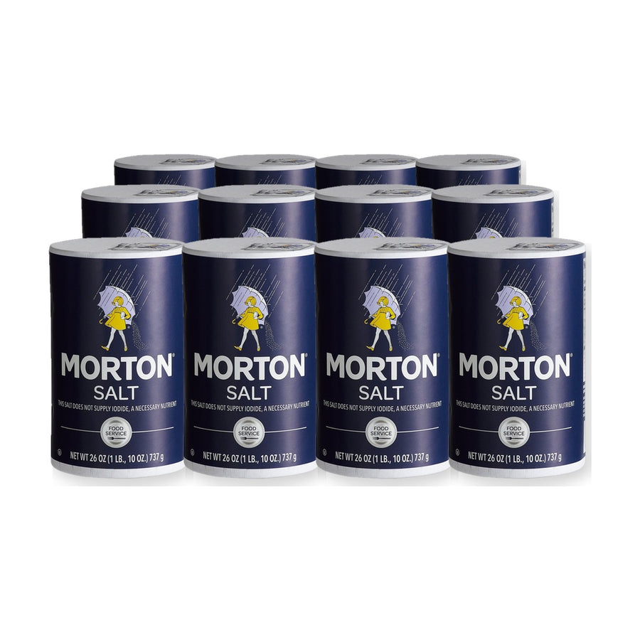 Morton Plain Salt (26 oz) - Case of 24