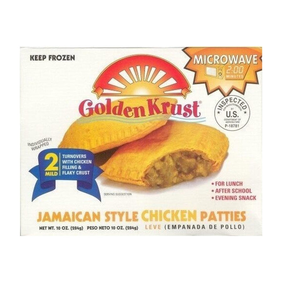Golden Krust Jamaican Style Chicken Patties (2 Pack)