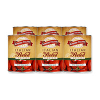 Supremo Italiano Italian Peeled Tomatoes with Basil #10 (6 lb 9 oz) - Case of 6